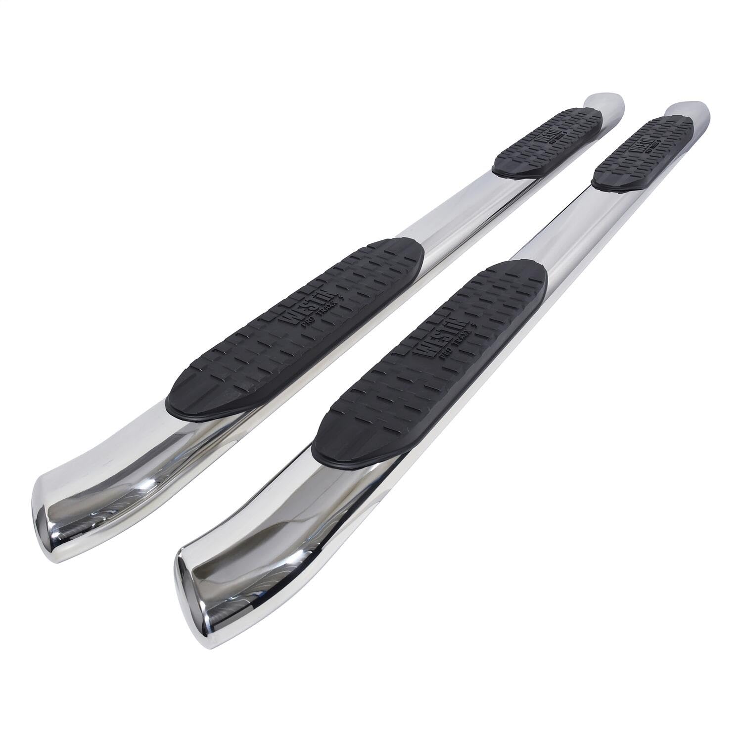Westin 21-52770 PRO TRAXX 5 Oval Nerf Bars fits 2005-2023 Tacoma Double Cab Polished Pair