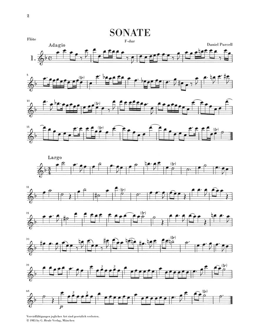 Flötenmusik des Barock Band 1. Flöte, Klavier: Besetzung: Flöte und Klavier (G. Henle Urtext-Ausgabe)