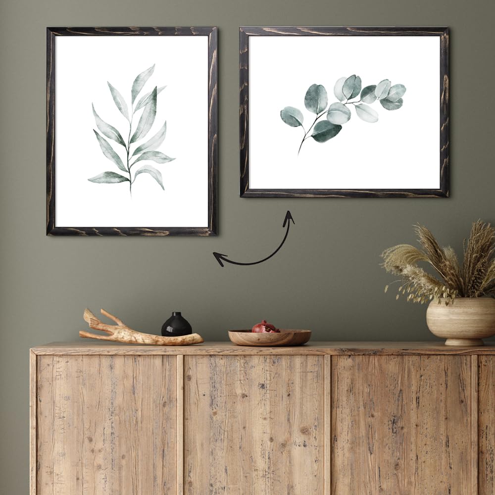 LUPIA - Cornice Portafoto In Legno Da Parete Shabby Chic GREY Grigia - Foto 10