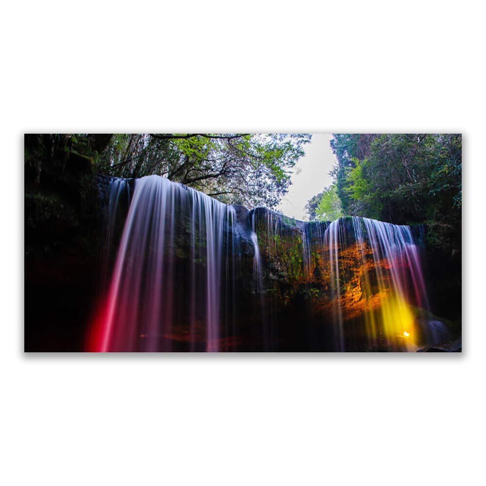 Tableau sur toile cascade 140x70cm pour agrandir visuellement une pièce