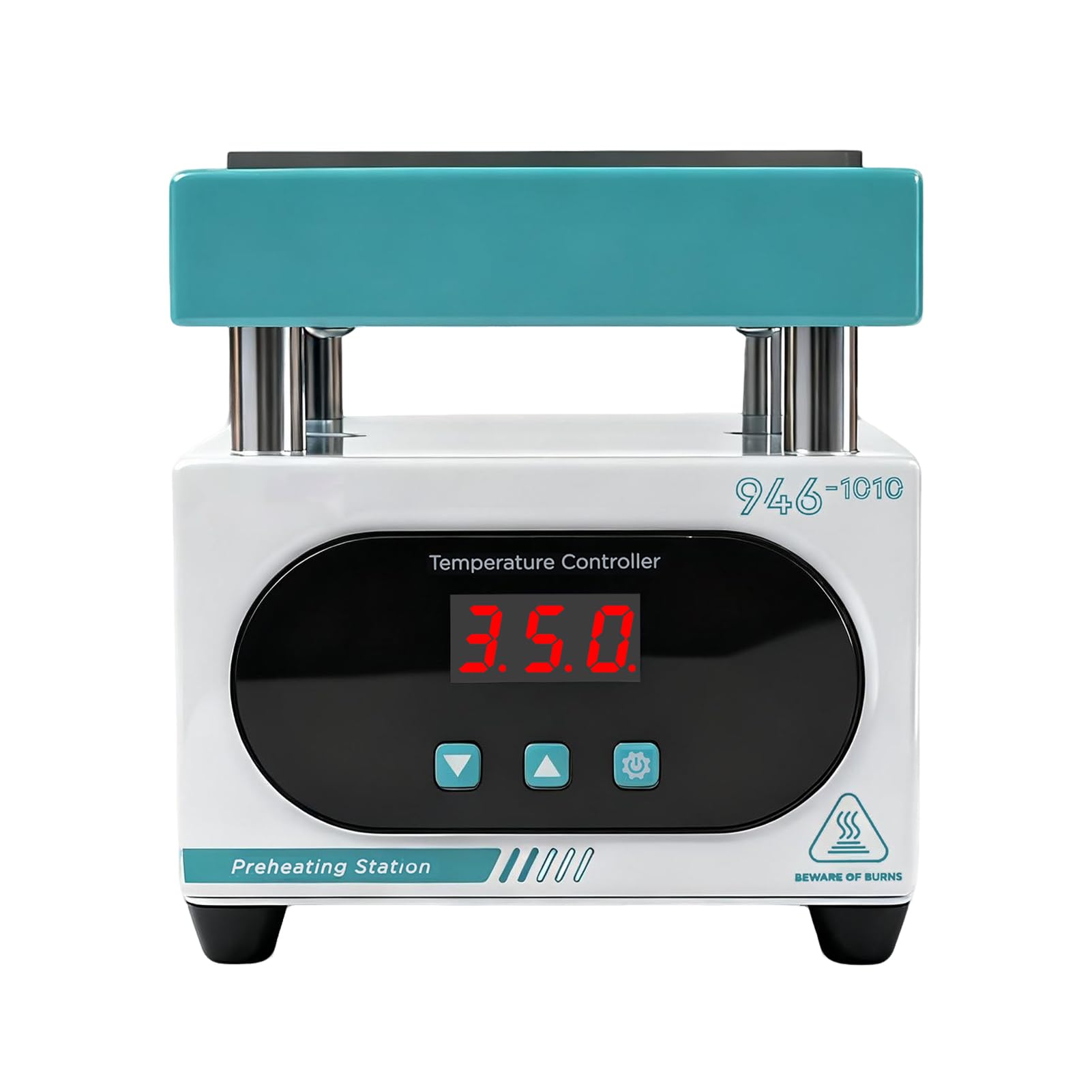 DewLVD Estación de soldadura con placa calefactora, 400 W 10x 10cm para la extracción de pantallas de teléfonos móviles reparaciones SMD extracción de PCB y soldadura