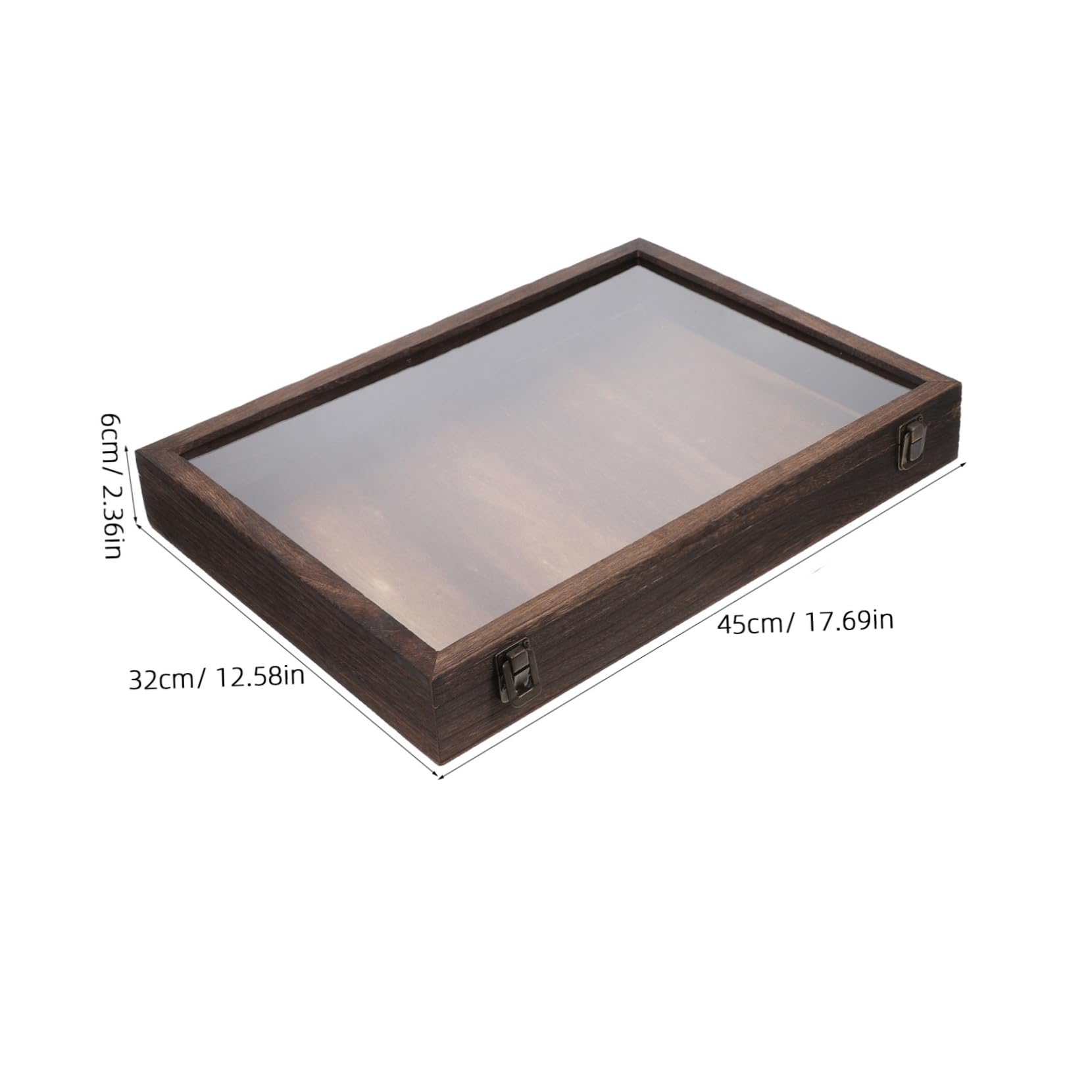 BELLIFFY Specimen Display Case Large Insect Display Box Wooden Case for Butterfly Collection Storage