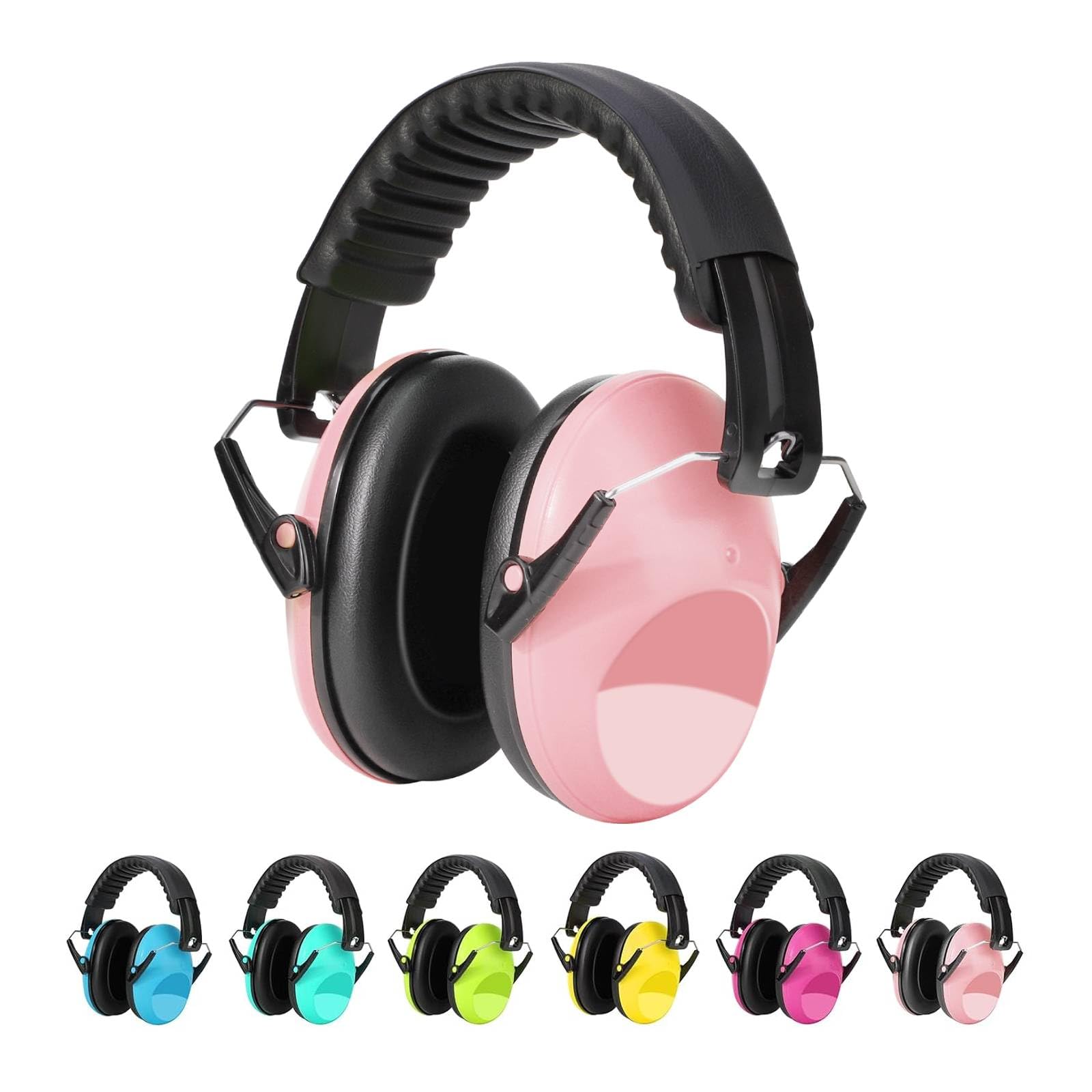 Kriogor Ear Defenders Children Noise Cancelling Headphones Passive Sound-Blocking Earmuffs 26dB SNR, Adjustable Kids Ear Defenders Protector for 2+ Year Old Boys Girls Autism Toddlers Children