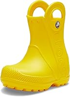 Crocs Kids Handle It Rain Boots - Waterproof Comfort with Easy-On Oversized Handles for Puddle Fun