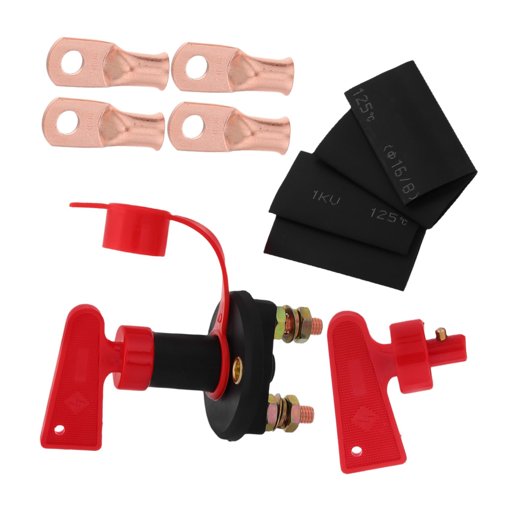 JECOMPRIS Universal Waterproof Battery Disconnect Switch for Rvs Boats Cars Marine Dc Disconnect Switch