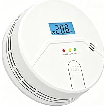 Battery Operated,2 in 1 S-moke-C-O Alarm, Combination Detector, Easy to Install, Portable for Home Bedroom Travel