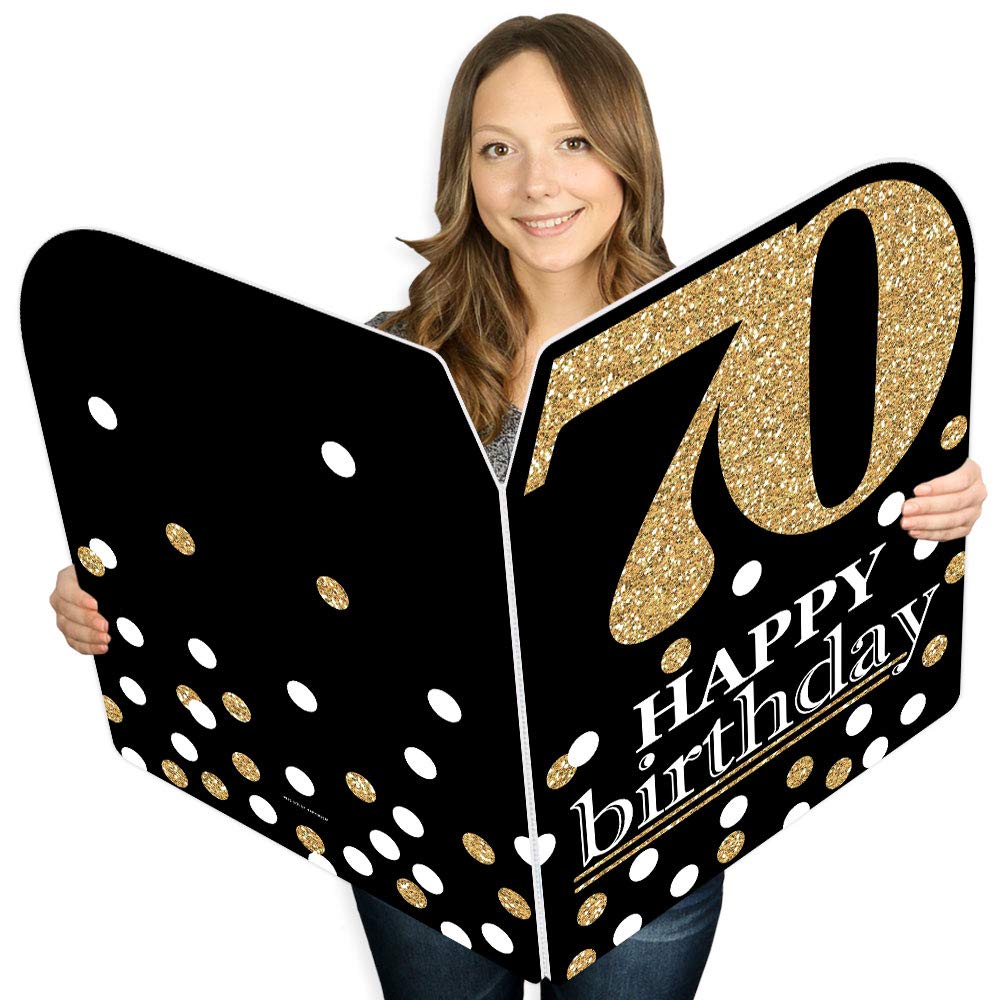 Carte D'anniversaire Faite à La Main White Cotton Cards - Papillons, Inscription Happy Birthday 70 - 22x22 Cm