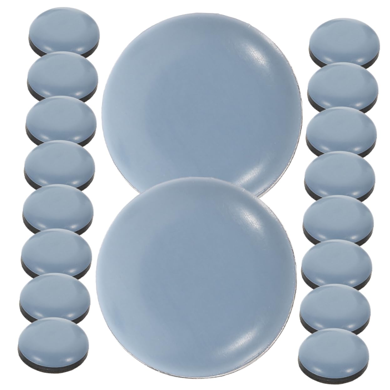 YARNOW 20Pcs tool sliders for moving table Mute moving furniture cushion Chair furniture moving pads furniture component slide rail Kitchen Appliances floor mat furniture protector round