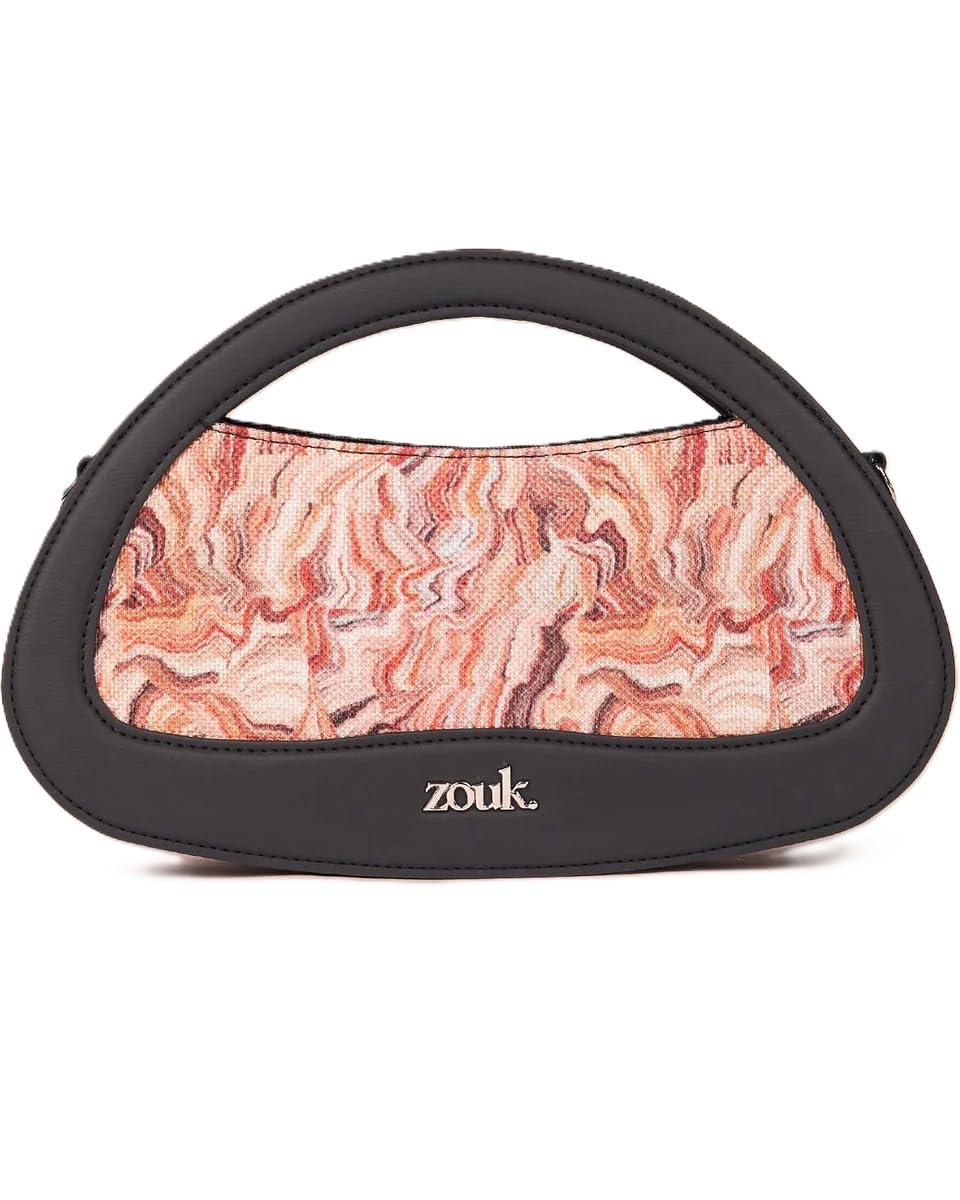 zouk Nadia Sling Bag for Women – Stylish Crossbody with Cutout Top Handle | Handcrafted Shoulder Bag with Multiple Pockets & Water-Resistant Lining | Formal & Casual Use |-picture-50