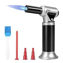 Carehabi Cannello da Cucina Fiamma Ossidrica Portatile Bruciatore a Gas per Cucinare, Cuocere, Barbecue, Campeggio (Gas Butano Non Incluso)