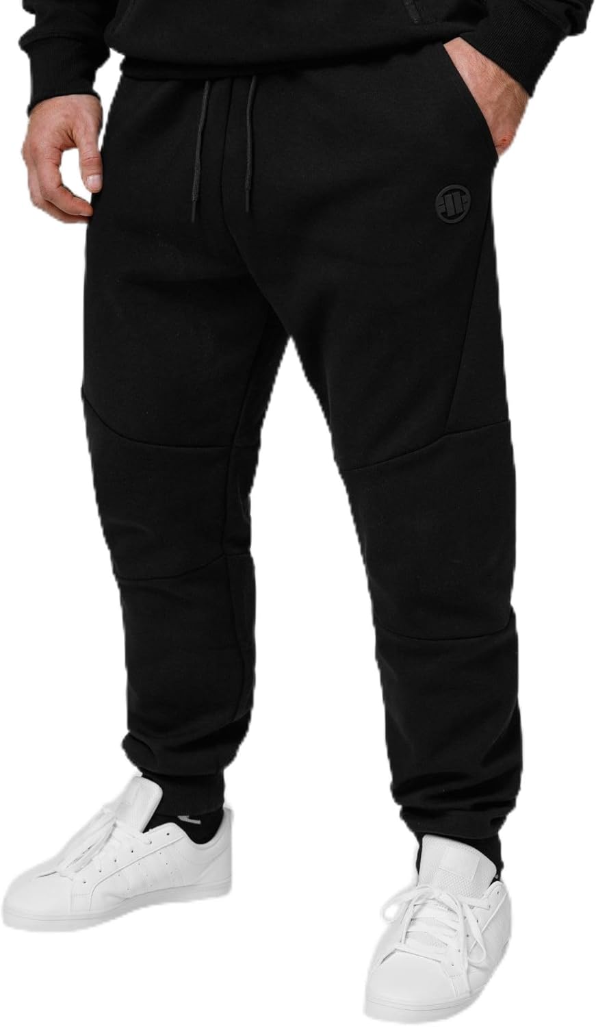 AIEOE Y2K Streetwear voor heren, hiphop, baggy joggingbroek, rechte vintage trainingsbroek, licht, losse sportbroek, skateboardbroek met trekkoord, Zwart, XS