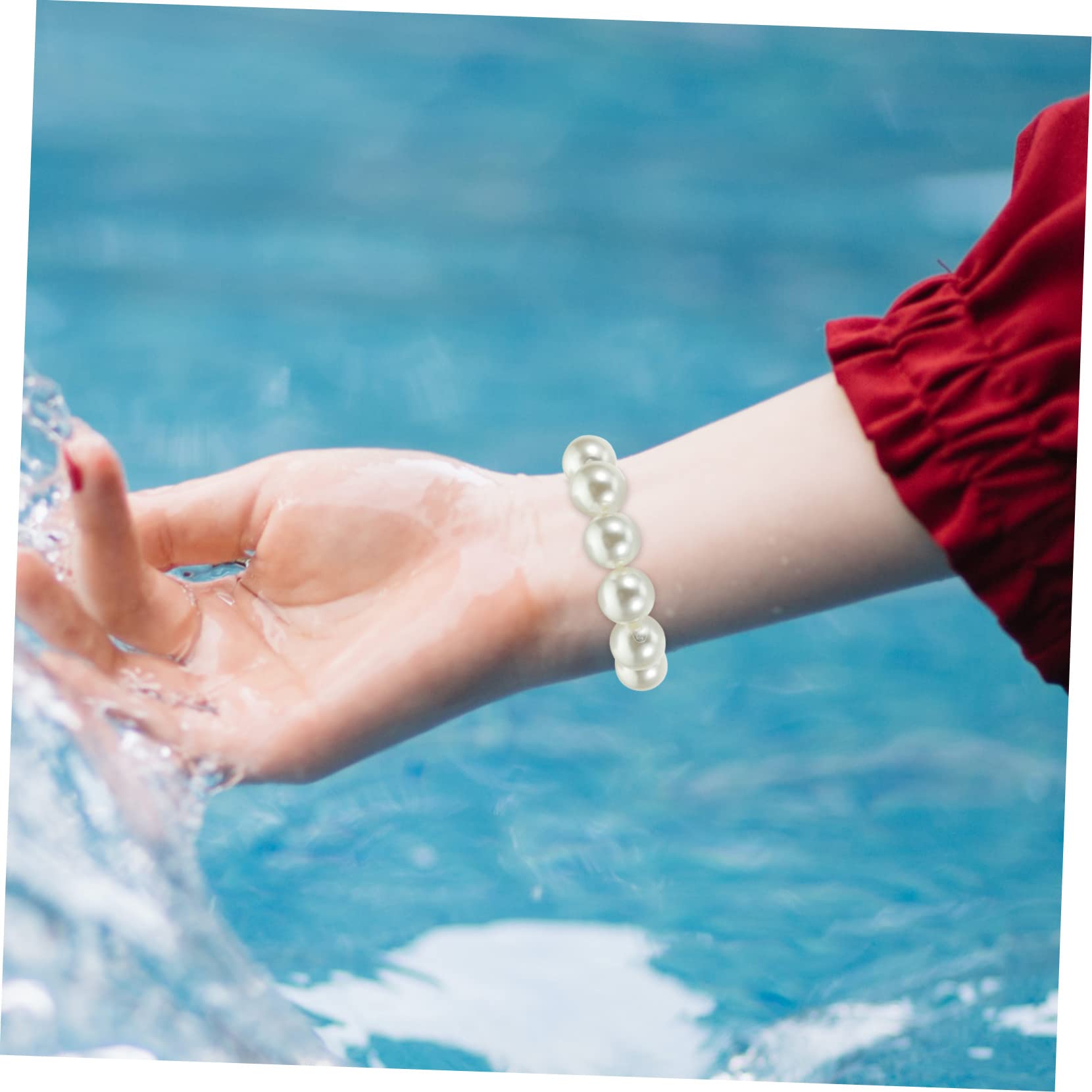 FRCOLOR 3er-set Vielseitige Haargummis Für Damen Armbänder Mädchen Elastische Pferdeschwanzhalter Harzmaterial Für Dauerhaften Gebrauch 4 Stück X 3