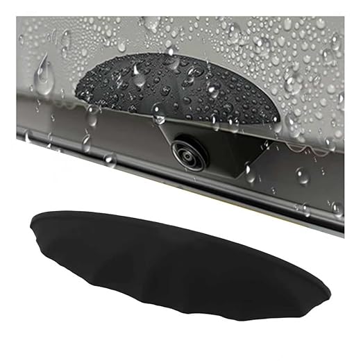 Car Backup Camera Protective Sticker,Soft Car Back Up Camera Rain Cover with Wider Design for Blocking Rainwater,Essential Reverse Cameras for Cars Accessories Rain Cover