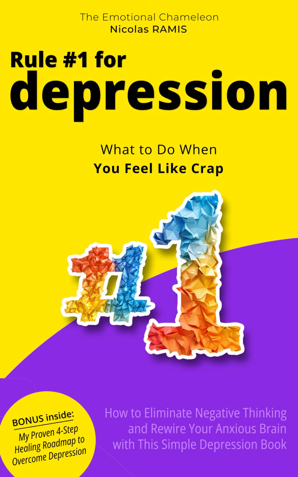 Rule #1 for Depression: How to Eliminate Negative Thinking and Rewire Your Anxious Brain with This Simple Depression Book (Overcome Depression Mastery)