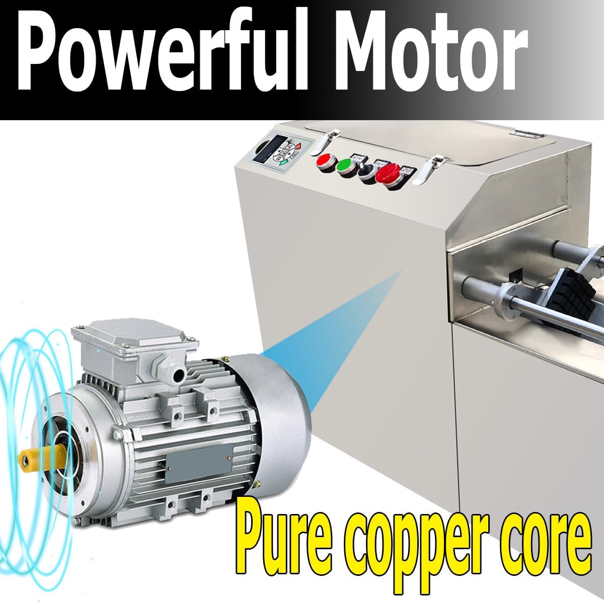 TXMACHINE® Vegetable Chopper commercial Fruit cutting machine 370W food chopper slicer cutter with 1 blade (tomatoes, 220V/50HZ)