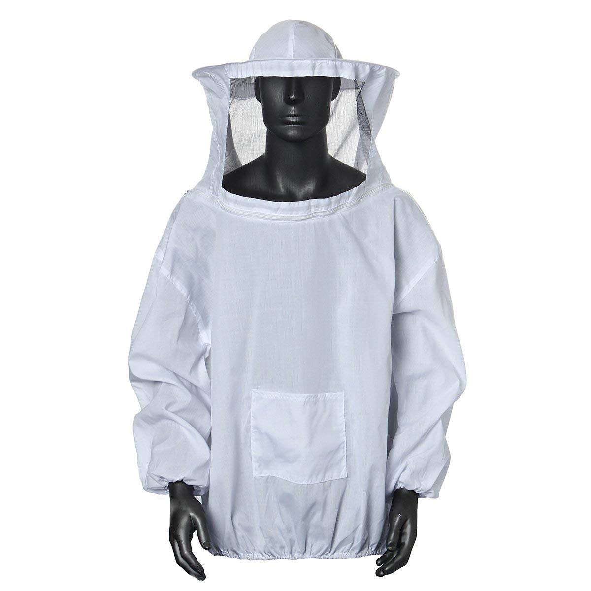 Professionelle Imkerjacke,Bienenzucht Schleier Imkeranzug mit Schleier für Bienenbisse Verhindern