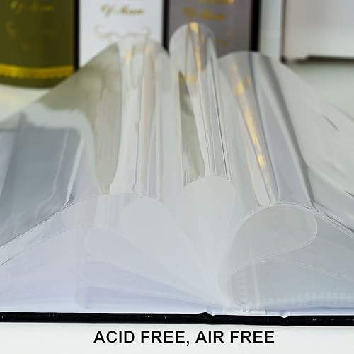 Miniatura 5 de Vienrose Álbum de fotos pequeño de 5 x 7 pulgadas, paquete de 2 mini libros de fotos con cubierta de lino, 26 páginas con capacidad para 52