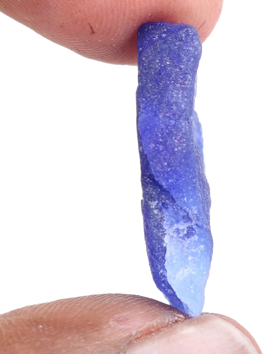 REAL-GEMS 27 Ct Natural Blue Sapphire Raw Rough Loose Gemstone Crystal Healing Stone AXA-81