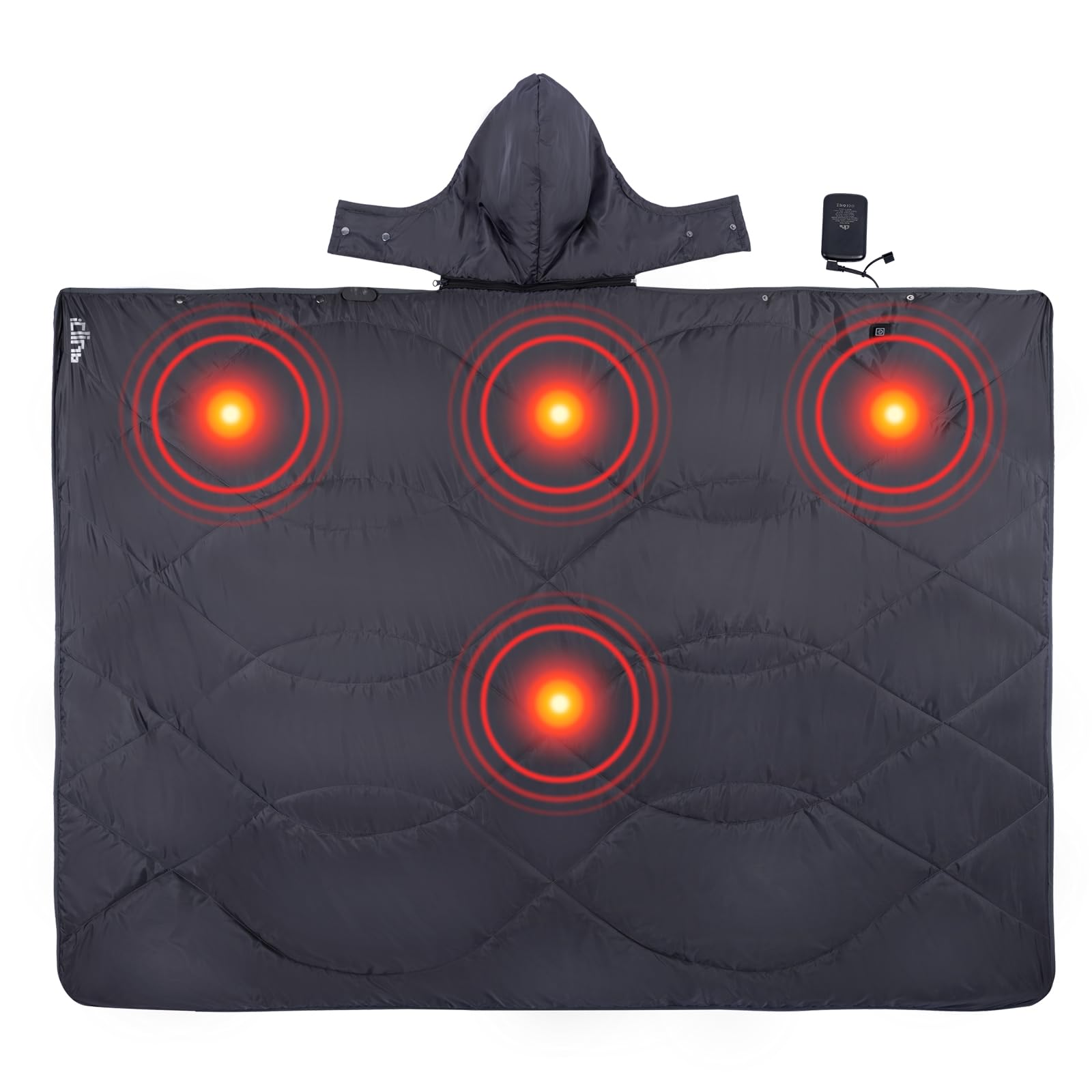 iClimb Heated Blanket with Hood