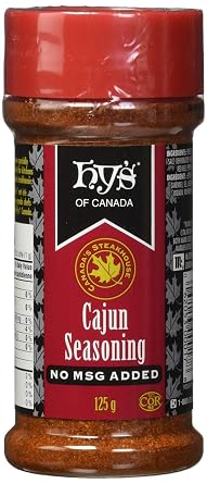 Hys of Canada, Cajun Seasoning, 125g/4.4oz., Imported from Canada
