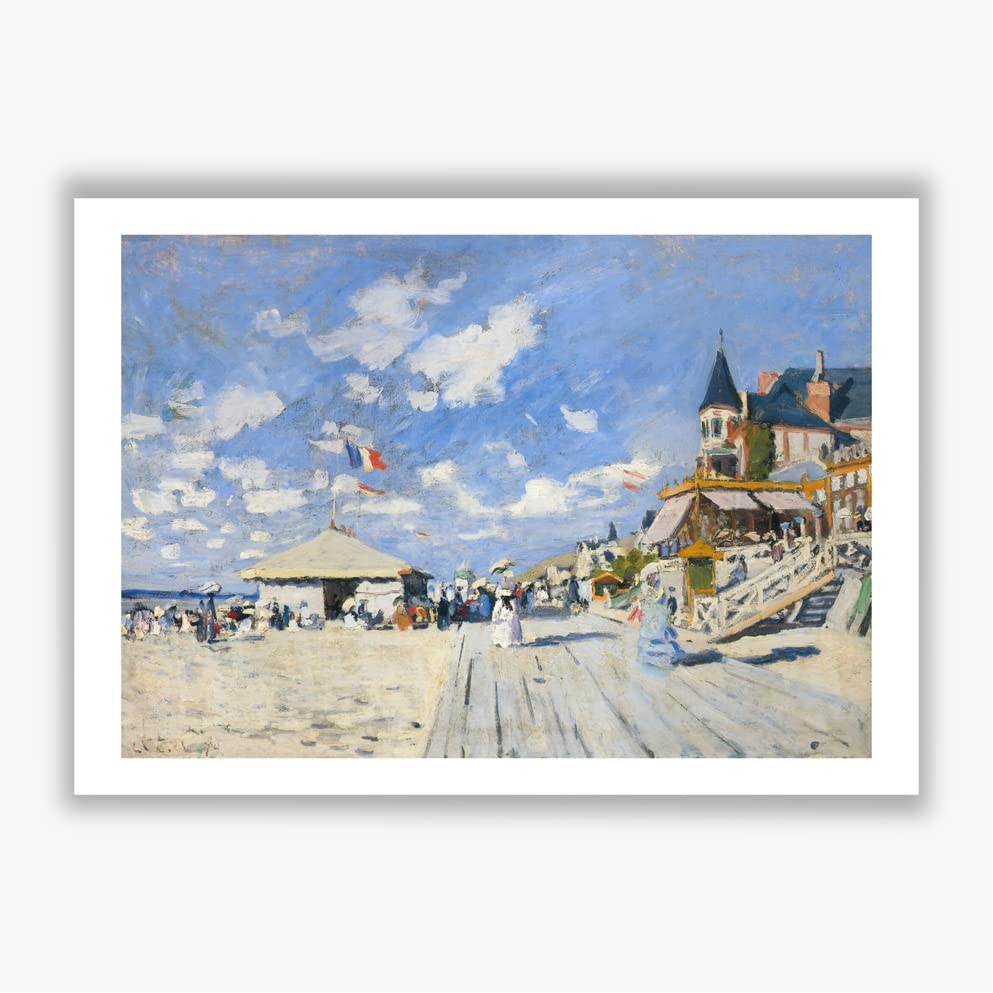 Affiche Claude Monet Trouville encadrée petit format pour mur - 2