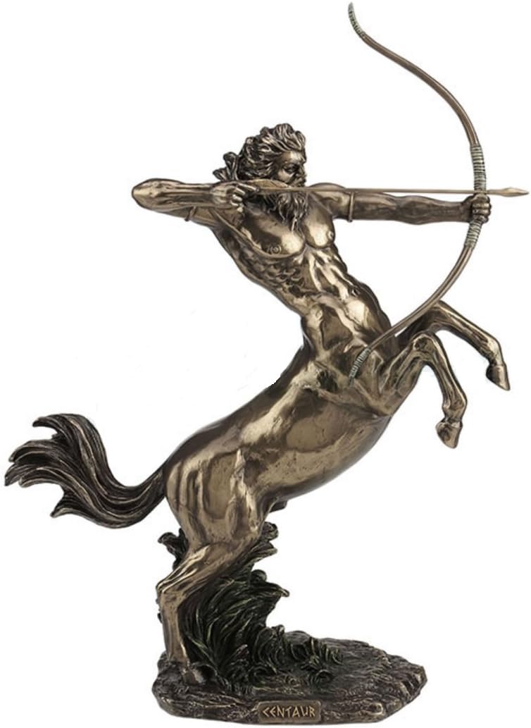 14.5" Centaur Shooting Arrow Statue Greek Mythology Sculpture Figure Figurine