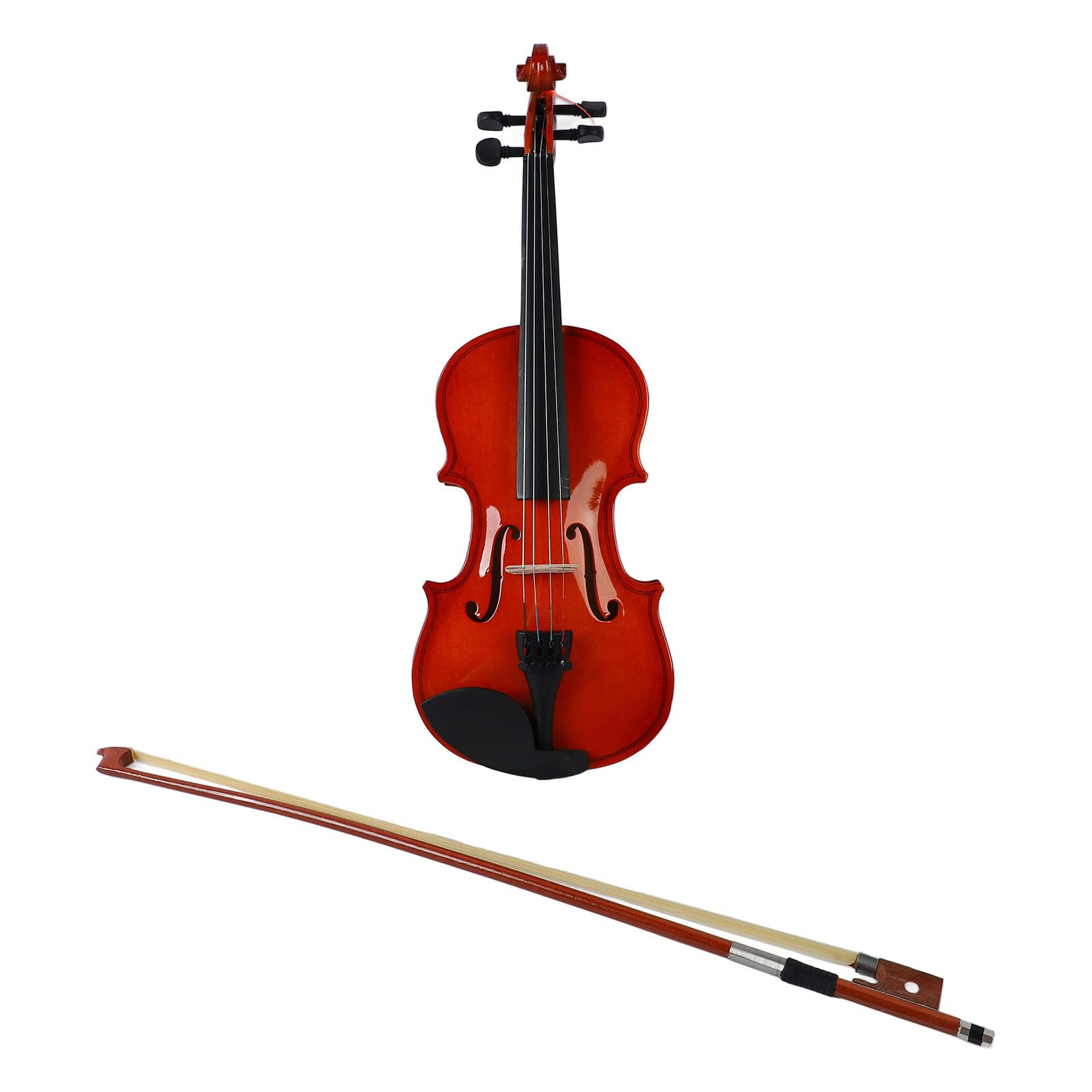 Generic Custodia per Archetto per Violino Kit per Ponte Set per Violino in Legno Artigianale per Esibizioni e Esercizi Quotidiani, Collezione da 5 Pezzi (1/8)