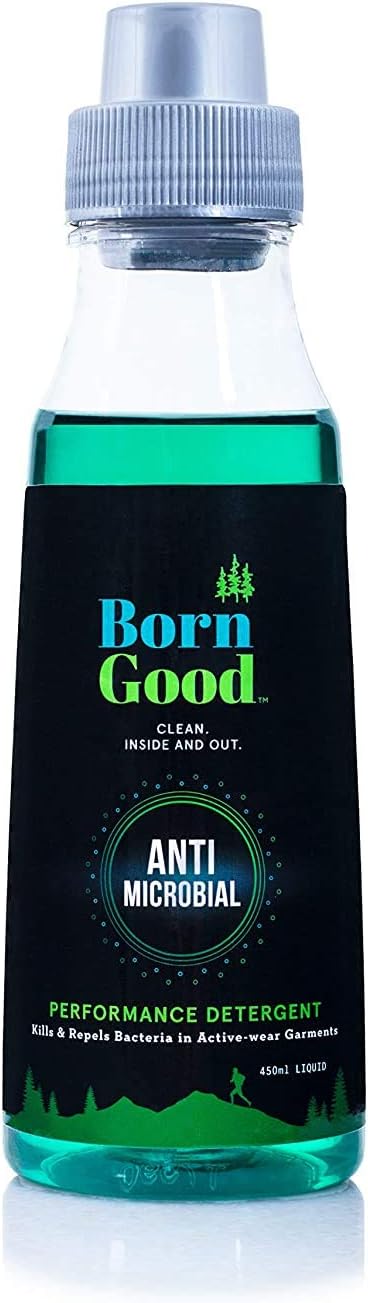 Born Good Plant Based Anti Microbial Liquid Detergent | Biodegradable, Non-Toxic, Eco-Friendly | Baby Safe, Skin Safe | Front, Top load, Hand-wash | No LABSA, No Phosphates, No Sulphates | 450 ml