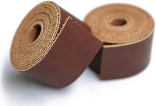 Miniatura 10 de Jeereal Correa de cuero de grano completo de 0.079 pulgadas de grosor, cuerda trenzada para manualidades, herramientas, talleres hechos a mano