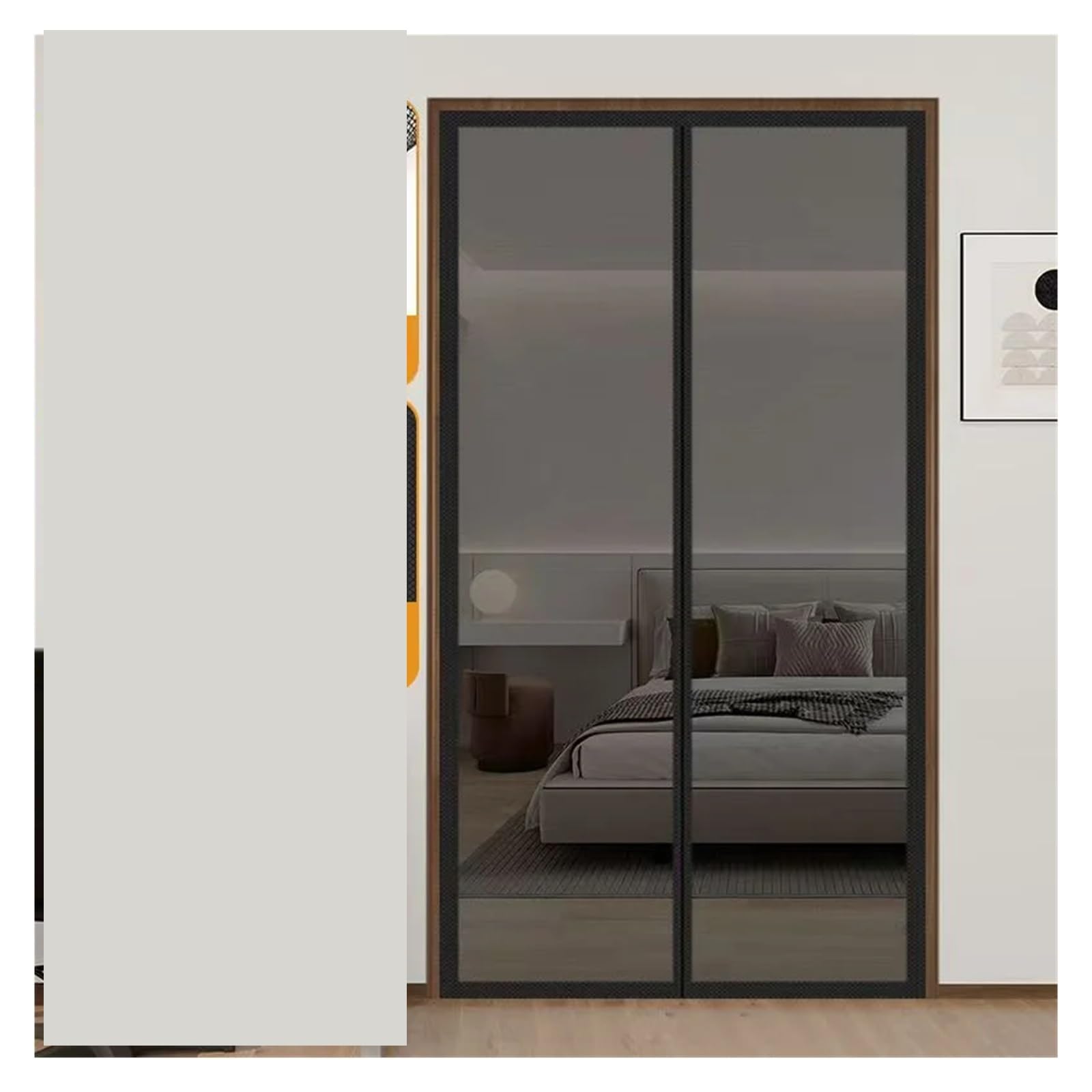 Rideaux magnétiques moustiquaire porte 80x200 autocollante pour chambre
