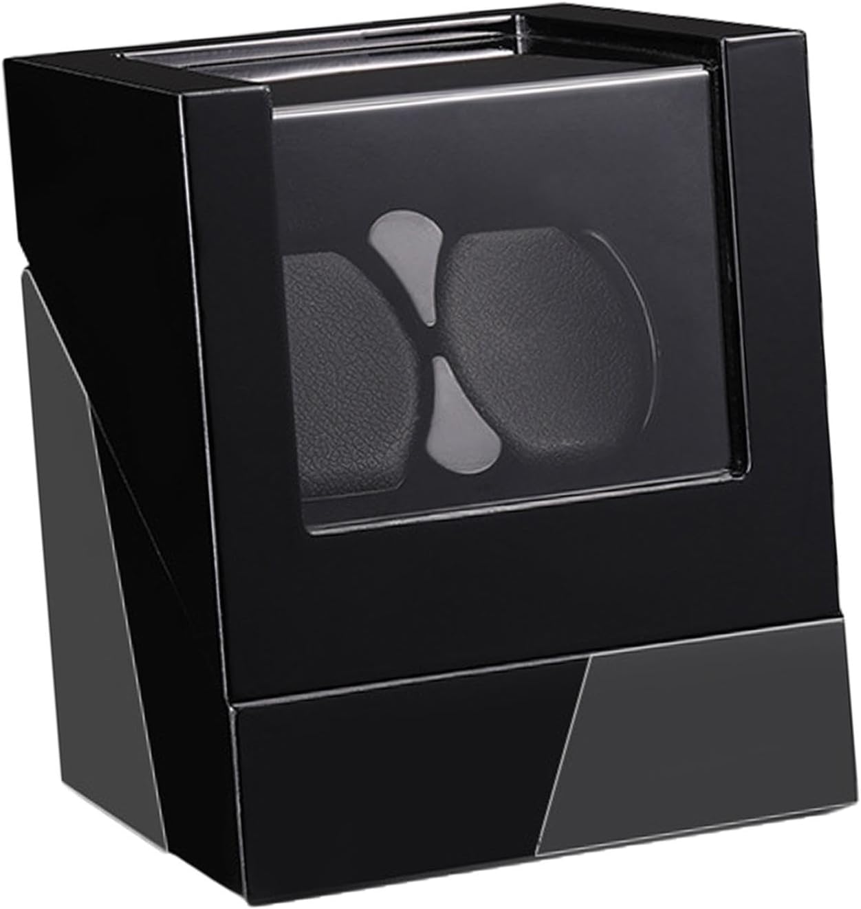 Double Watch Winders Watch Case with Quiet Motor, Winding Box, Organizer Watch Display Box Automatic Watch Winder for Wristwatch Gifts Desktop