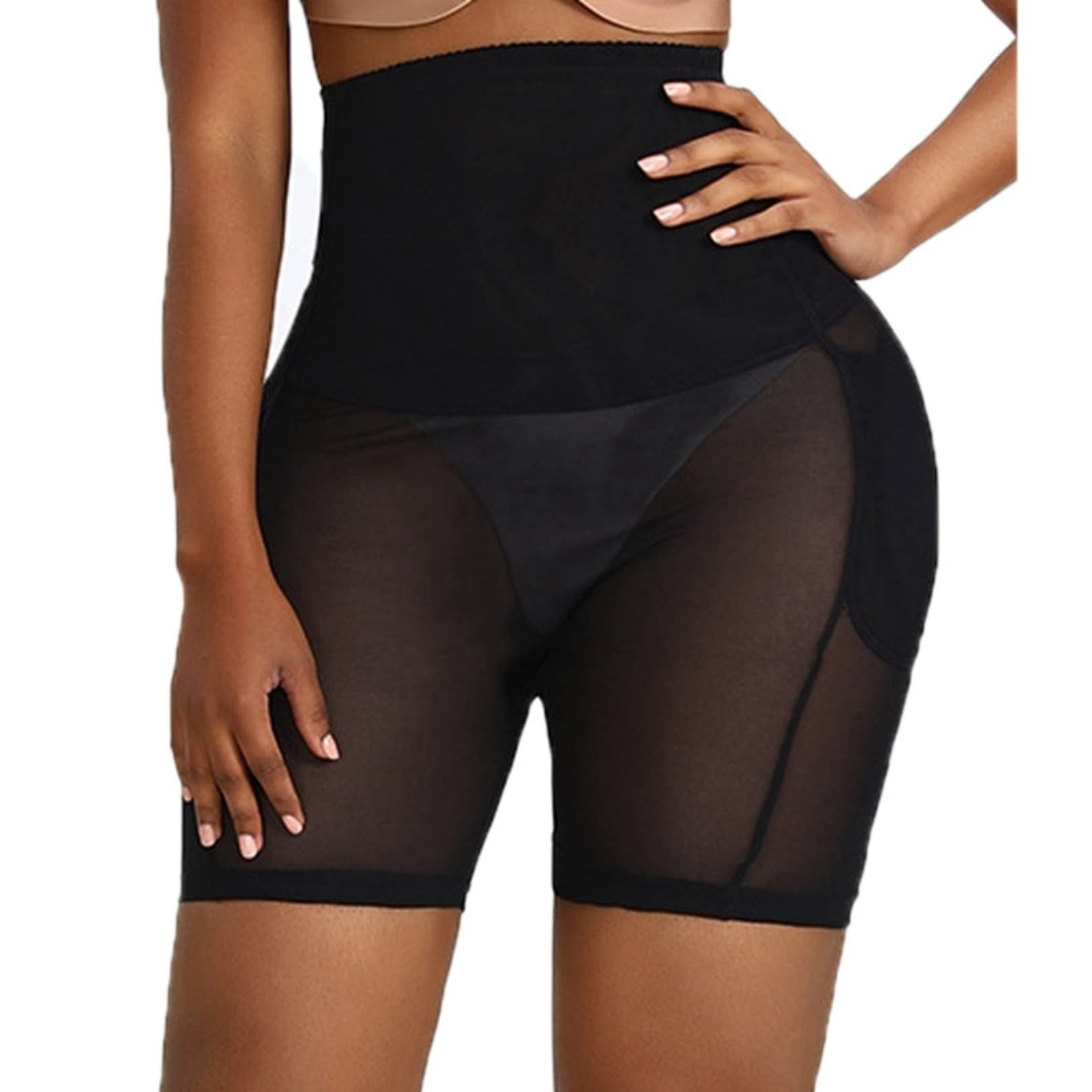 Bragas Levanta Glúteos Ropa Moldeadora, Pantalones Cortos levantadores de glúteos, Almohadilla para Mujer, Bragas de Control de Cintura Alta, Entrenador, Moldeador del Cuerpo