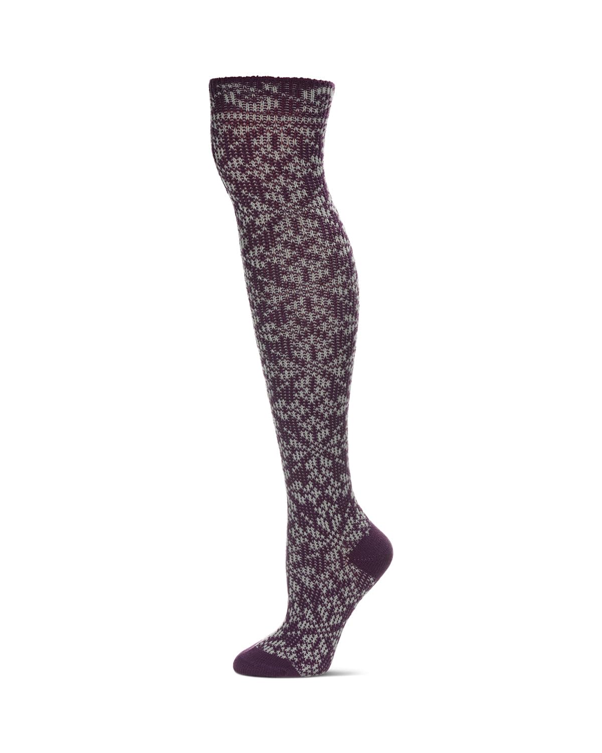 MeMoi Jumbo Cable Over The Knee Cotton Blend Warm Socks