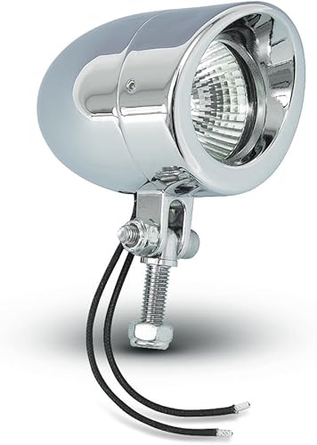 Mostrar accesorios cromados Mostrar marcador de bala cromo 16-104A Luz de conducción Billet