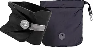 trtl Pillow - Scientifically Proven, Super Soft Neck Support Travel Pillow for Sleeping - Lightweight and Machine Washable - Ergonomic Design for Traveling on Airplanes, Cars, and Trains - Black