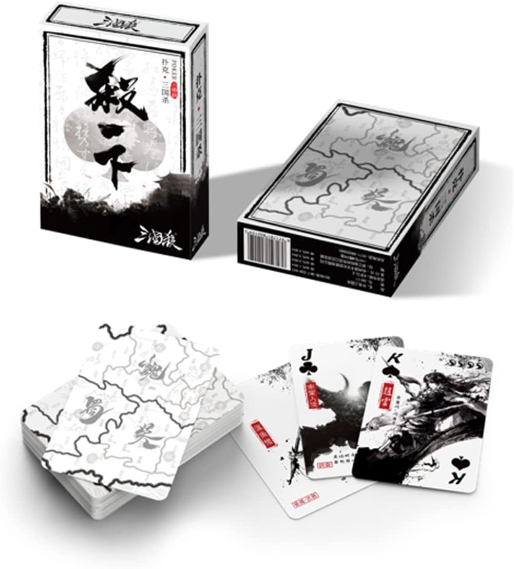 The Three Kingdoms Poker Cards Collection Playing Cards Exquisite Cool Patterned Cardistry Poker Gift Board Game Cards