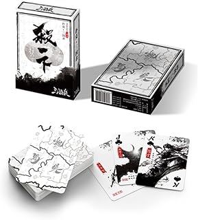 TAOYATAO The Three Kingdoms Poker Cards Collection Playing Cards Exquisite Cool Patterned Cardistry Poker Gift Board Game Cards