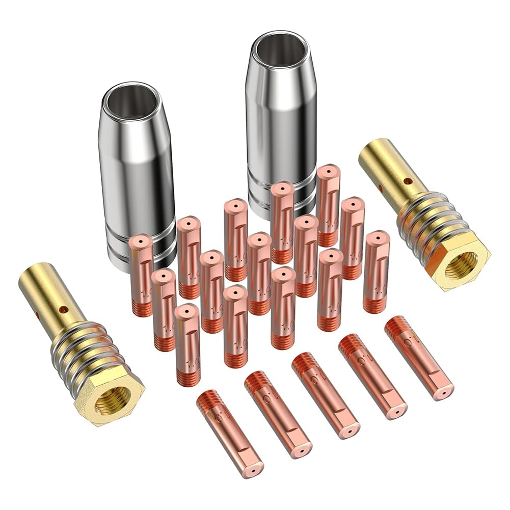 Littimoon for MIG Welding Kit, Contact Tip Nozzle Diffuser MIG Welding Accessory for MIG145FX and MIG135FX