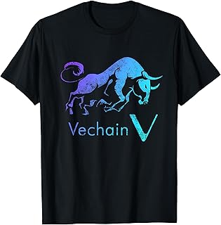 VECHAIN Crypto BULLRUN! HODL VET Token Blockchain Technology T-Shirt