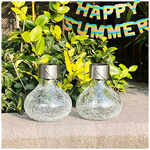 Ez Solar Lantern, 2 Pack Outdoor Lanterns Waterproof Hanging Solar Lights Table Patio Porch Garden Backyard Decor (Warm White) #TOP7