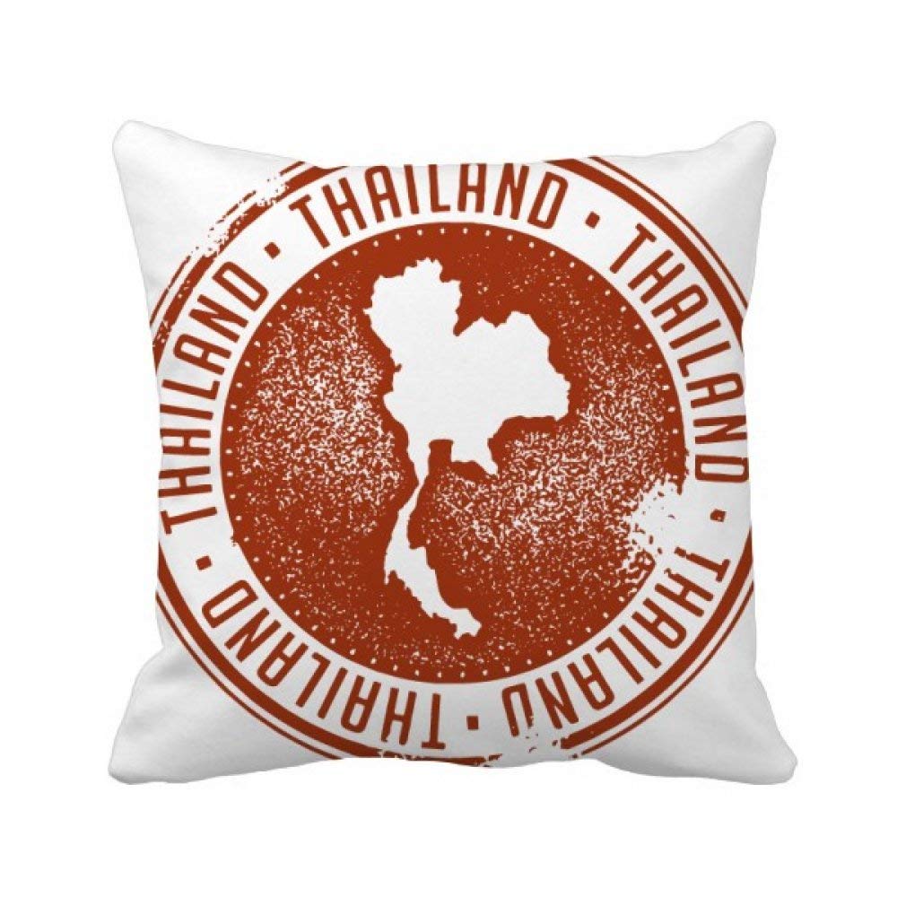 Buy Thai Culture I Love Thailand Map Square Throw Pillow Insert Cushion