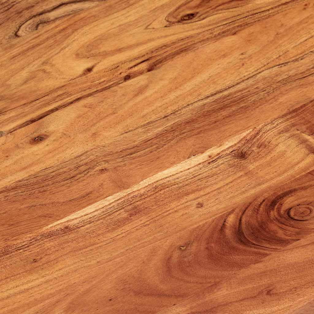 vidaXL Dessus de Table, Plateau de Table, Dessus de Table de Remplacement Salle de Séjour Intérieur, 140x50x2,5 cm Ovale Bois Massif d'Acacia
