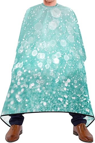 Miniatura 10 de GAIGEO Capa de barbería con purpurina, rosa, morado, dorado, plateado, delantales ajustables para barba, por Barbershop, uso doméstico