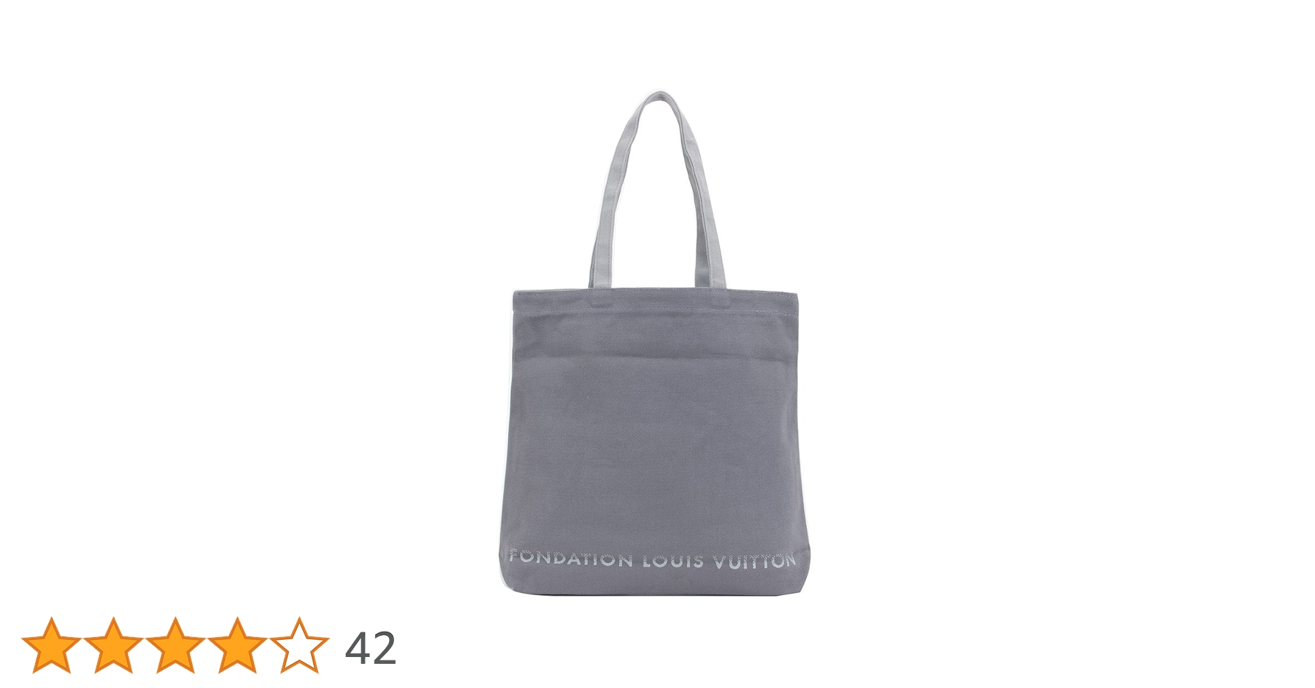 ⭐︎新品⭐︎ FONDATION LOUIS VUITTON グレー トートバッグ Amazon | [ルイヴィトン] [フォンダシオン] トートバッグ グレー