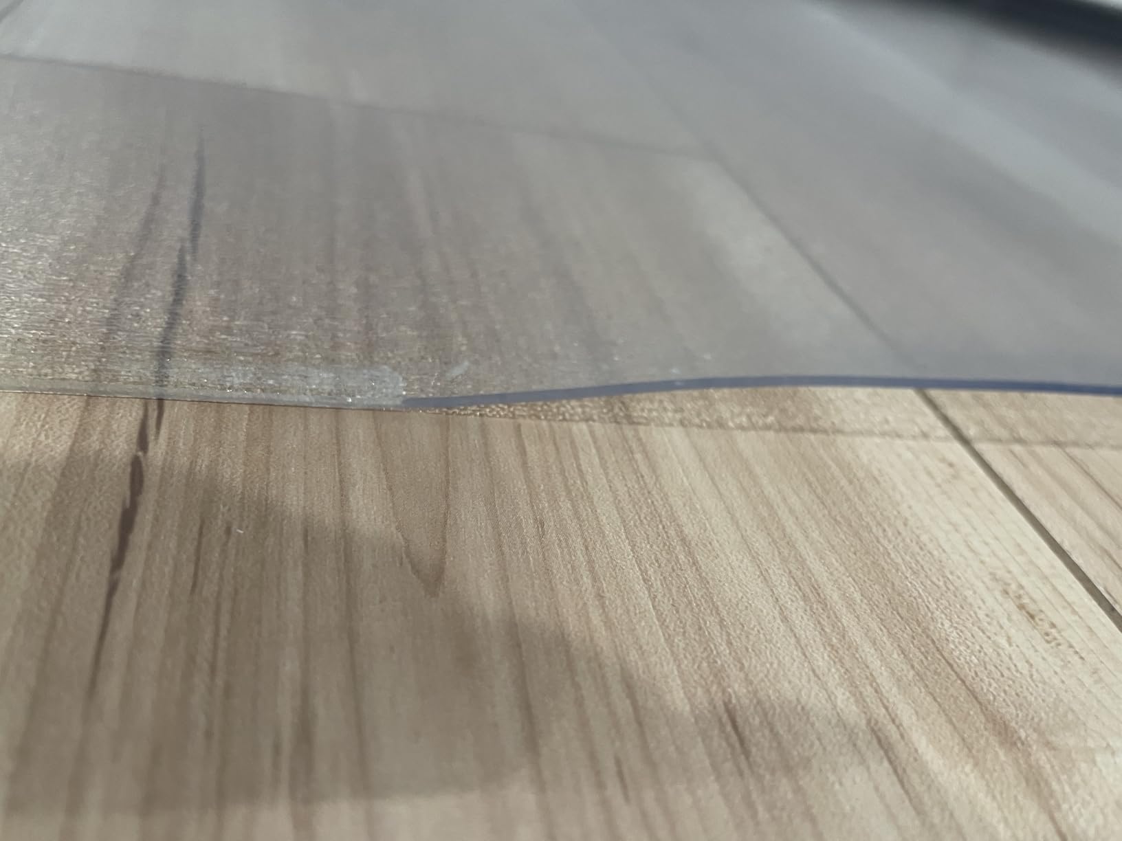 Amazon.co.jp: キッチンマット エンボス加工 透明 45*120cm 厚み3mm PVC 床保護マット 床傷防止 特大サイズ ...