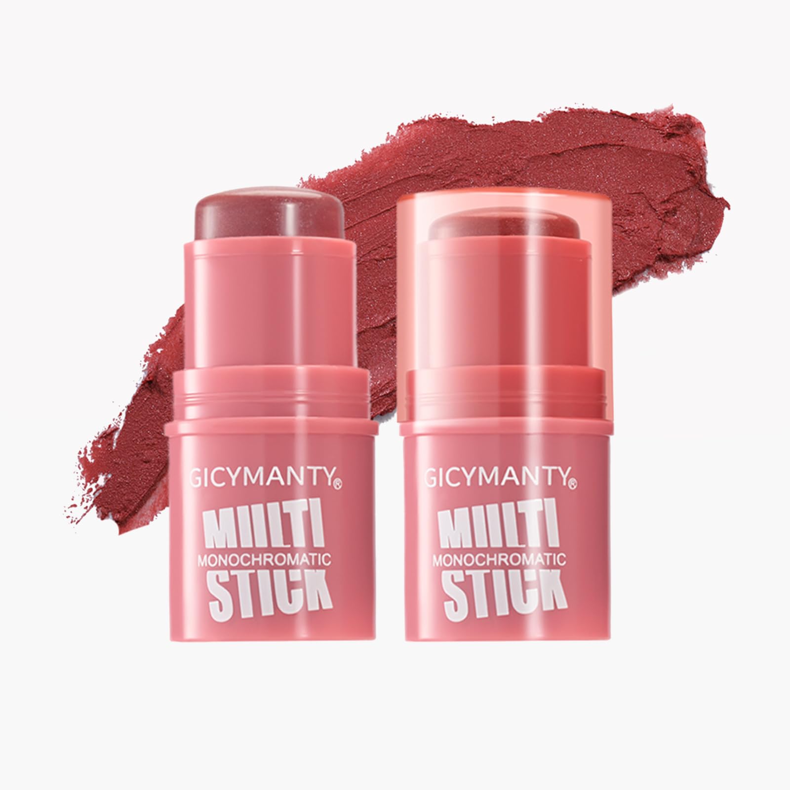 Photo 1 of **2 STICKS**Blush Stick for Lip and Cheeks Color Creamy Makeup Hydrating Long-Lasting