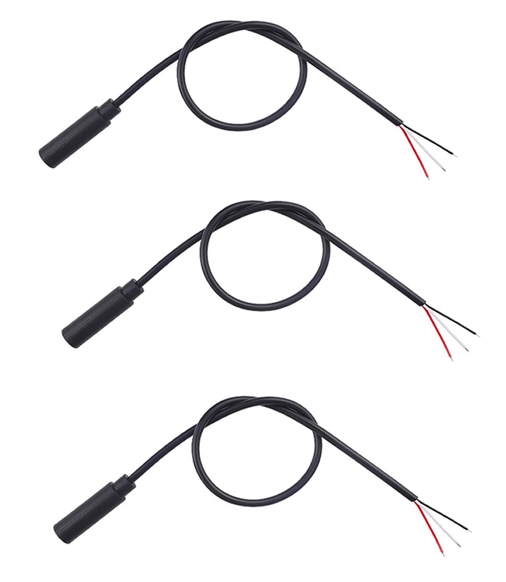 6 Pezzi Jack Femmina Da 3,5 Mm A Filo Nudo Estremit&agrave; Aperta TRS 3 Poli Stereo 1/8 "3,5 Mm Jack Audio Cavo Di Ricambio Per La Riparazione Del Cavo Delle Cuffie