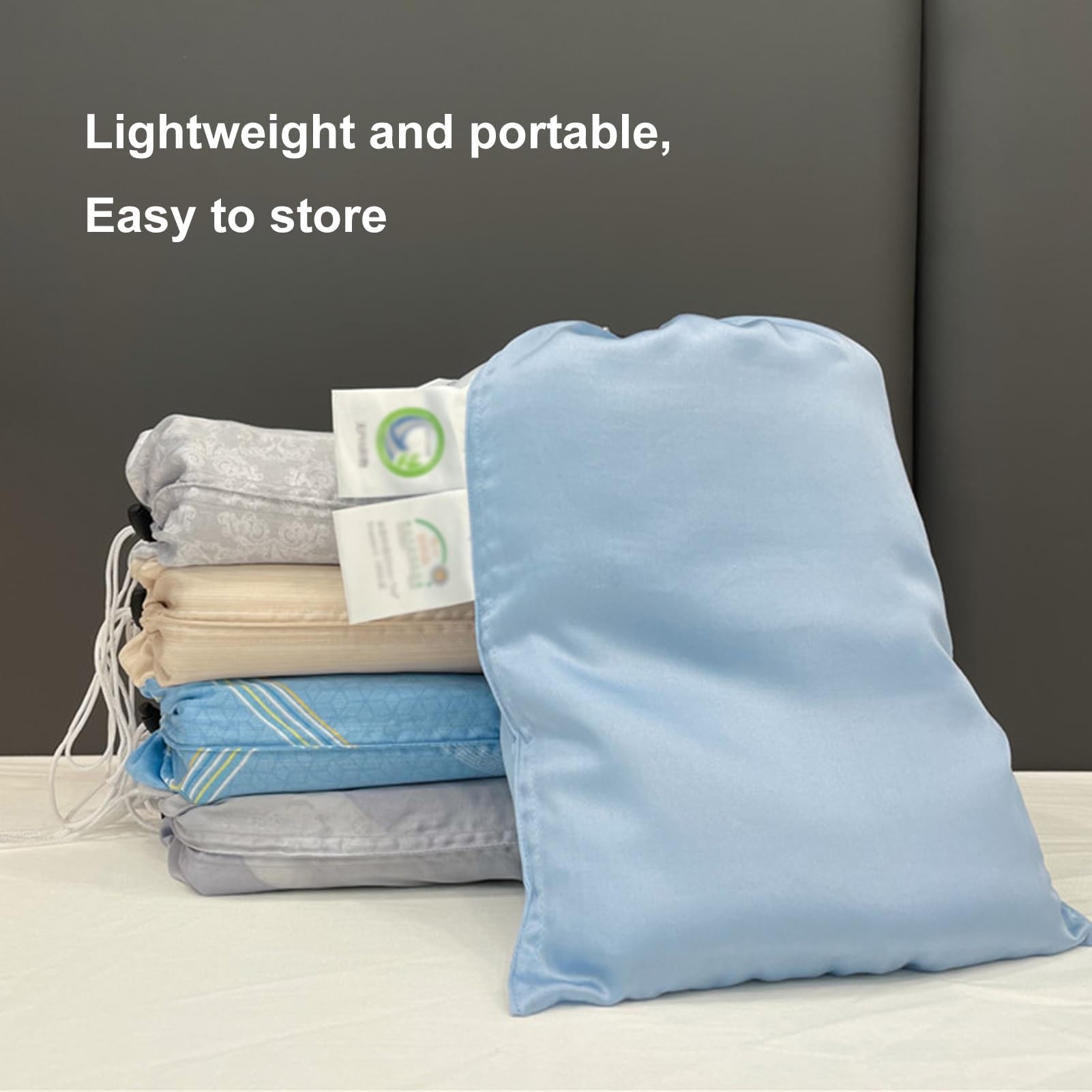 Sábanas para Sacos de Dormir Saco De Dormir De Seda Natural, Sacos De Dormir Portátiles Al Aire Libre Forrados con Sábanas, para Viajes, Hoteles, Campamentos Y Camas Individuales Y DOB