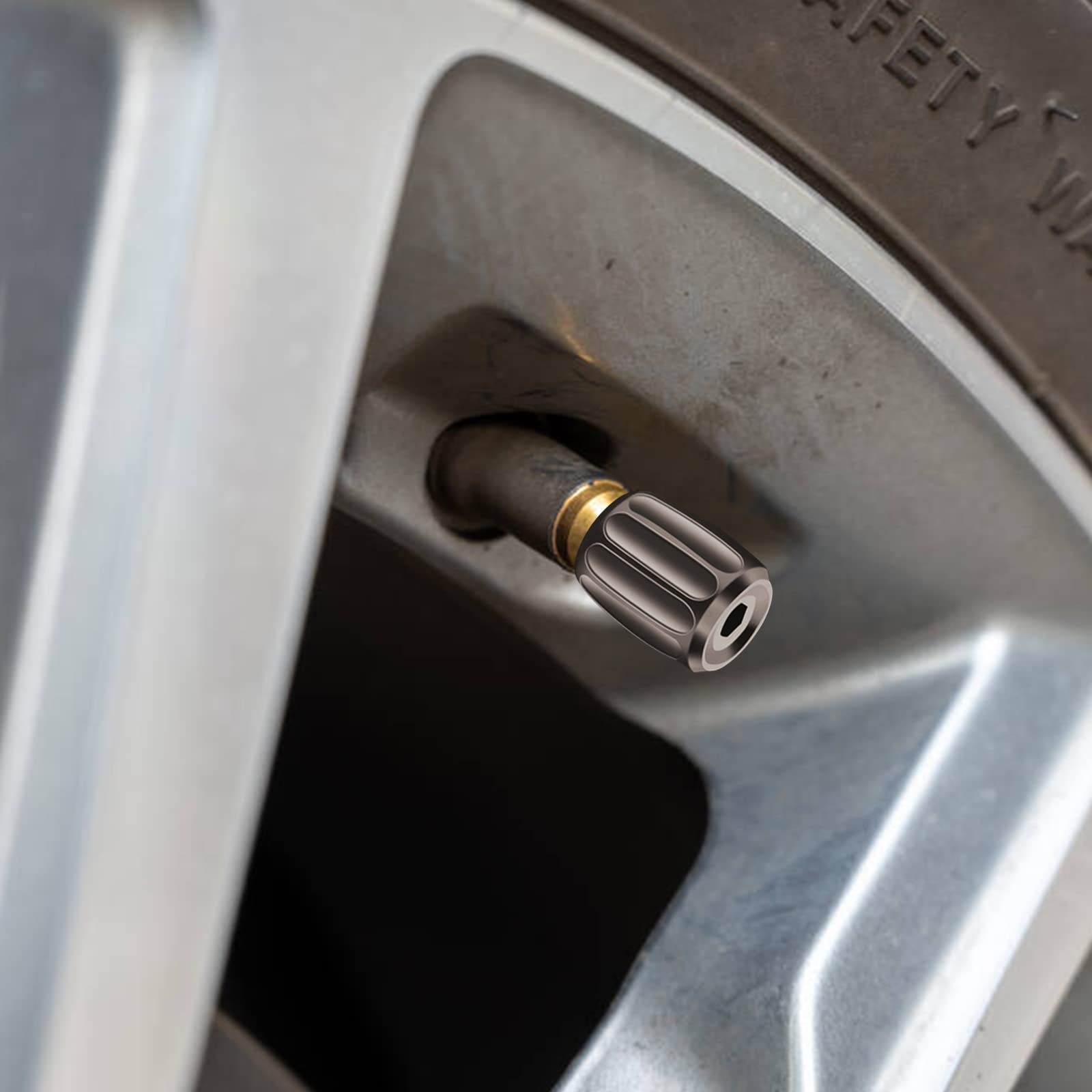 4 Pcs Couvercle De Bouchons De Valve De Voiture,apuchon De Valve Auto,Cars Pneu Valve Cap,Bouchons De Valve Universels De Voiture,pour