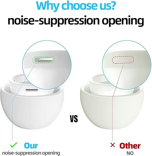 Miniatura 3 de AirPods Pro & AirPods Pro 2 - Almohadillas de repuesto de silicona que reducen el ruido con ajuste seguro y bolsa de plástico de almacenamiento 3